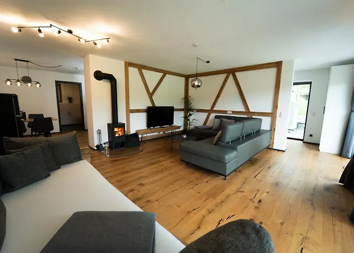 公寓 Luxusferienwohnung Mit Sauna - Neubau